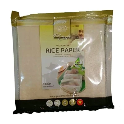 Afbeelding van Golden Turtle Chef Rijstpapier vierkant 19cm 500 g