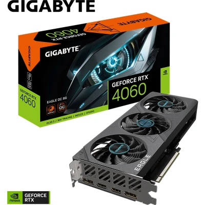 Afbeelding van Gigabyte Nvidia GeForce RTX 4060 Videokaart Eagle Overclocked 8 GB GDDR6 SDRAM PCIe x16 DisplayPort, HDMI