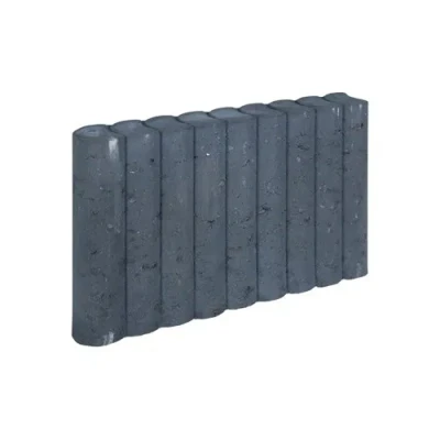 Afbeelding van 3 stuks! Rondo palissadeb zwart 8x35x50 cm Gardenlux