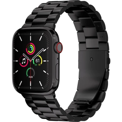 Afbeelding van imoshion Stalen bandje voor de Apple Watch Series 1 t/m 10 / SE Ultra (2) (44/45/46/49 mm) Zwart