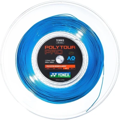 Afbeelding van Yonex Polytour Pro 1.25mm Tennissnaar Rol 200m Polyester Blauw