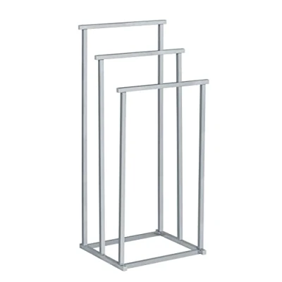 Afbeelding van Wenko Handdoekhouder Quadro 38 X 84,5 32,5 Cm Staal Chroom