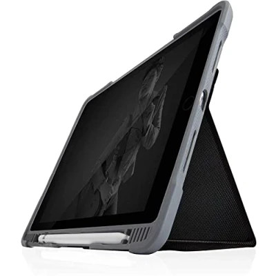 Afbeelding van STM Goods Dux Plus DUO Book cover Zwart (transparant) Tabletcover