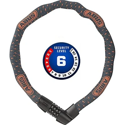 Afbeelding van Abus kettingslot code Tresor 1385/75 grey lightning SL88012