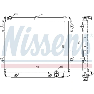 Afbeelding van Nissens Radiateur 646827