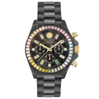 Afbeelding van Philipp Plein Nobile Lady PWSBA0623 Horloge Staal Zwart Ø 38 mm