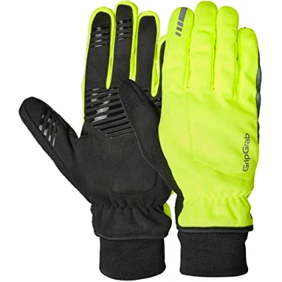 Afbeelding van GripGrab Windster 2 Windproof Winter Fietshandschoenen Geel Hi Vis Unisex Maat XS