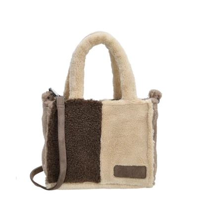 Afbeelding van Zebra Trends Teddy Denise Handtas donkerbruin Damestas