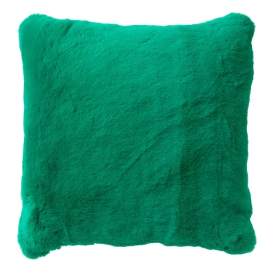 Afbeelding van Dutch Decor ZAYA Kussenhoes 45x45 cm bontlook effen kleur Emerald groen