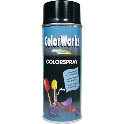 Afbeelding van Colorworks Spuitbus Colors HG Zwart 400ML