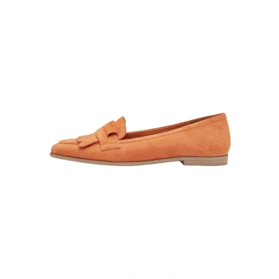 Afbeelding van Tamaris Instappers, Dames, Maat: 36, Orange Veloursleer