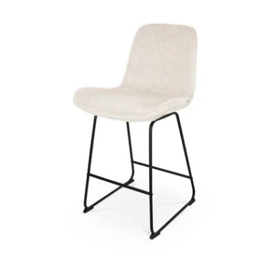 Afbeelding van Nolon Nino Fé barkruk beige zwart onderstel 65 cm