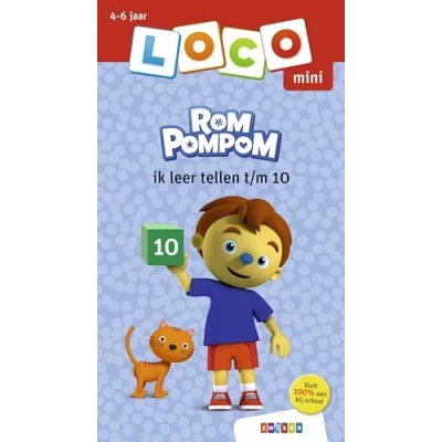 Afbeelding van Loco mini Rompompom ik leer tellen t/m 10