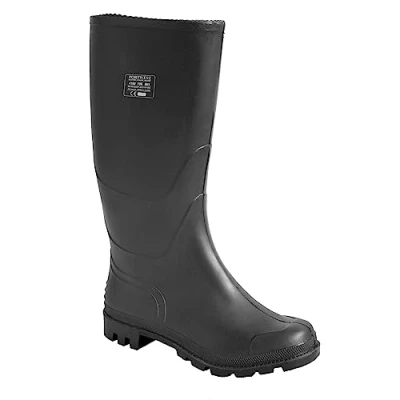 Afbeelding van Portwest FW90 Wellington Laarzen, pvc, waterdicht, voor heren, zwart, 37