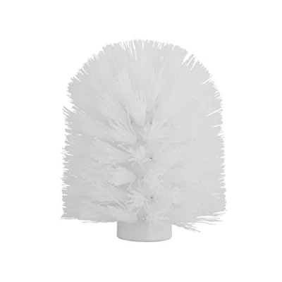 Afbeelding van axentia Vervangende borstelkop met schroefdraad, reserveonderdeel van kunststof voor wc borstel, Ø ca. 8 cm, hoogte 9,5 wit