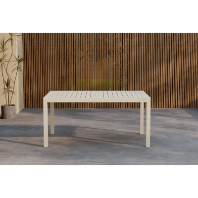 Afbeelding van Pavel tuintafel uitschuifbaar 160/240 x 100x75 cm beige