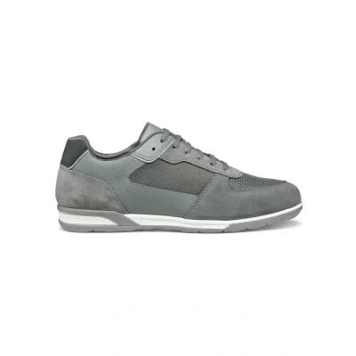 Afbeelding van Geox U Spherica Actif X3 Sneakers laag, Heren, Maat: 41, Grey Leer en textiel