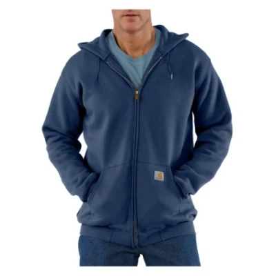 Afbeelding van Carhartt Midweight Zip Hooded Sweatshirt New Navy Heren Size : M