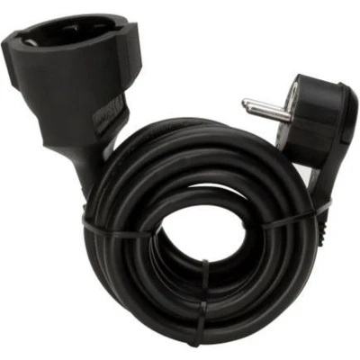 Afbeelding van Kopp 143605083 Stroom Verlengkabel Zwart 3.00 m H05VV F 3G 1,5 mm²