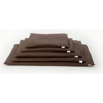 Afbeelding van Comfort benchkussen leatherlook bruin 90x60 cm polyestervezels