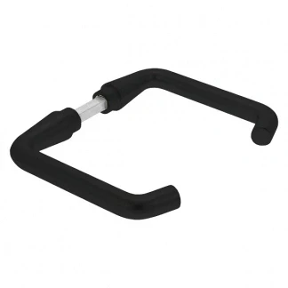 Afbeelding van Losse deurklink Starx Coupe (Aluminium, Zwart)