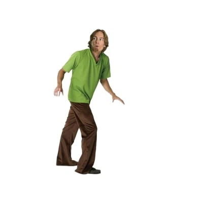 Afbeelding van Rubie&#039;s Officieel shaggy kostuum voor heren, Scooby Doo Mystery Inc. Standaard maat Halloween