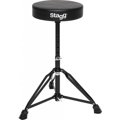 Afbeelding van Stagg DT32BK stevige dubbelbenige drumstoel
