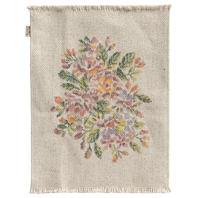 Afbeelding van Maileg poppenhuis vloerkleed flowers 21 cm