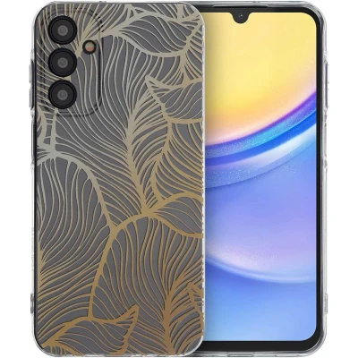 Afbeelding van iMoshion hoesje Geschikt voor Samsung Galaxy A15 (5G) / (4G) Siliconen Design Transparant Hearts