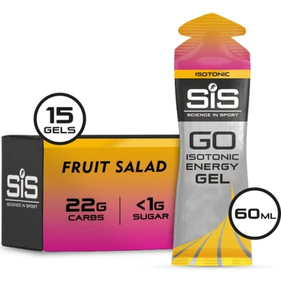 Afbeelding van Science in Sport SiS Go Isotonic Energygel Energie gel Isotone Sportgel Fruits Salade Smaak 15 x 60ml
