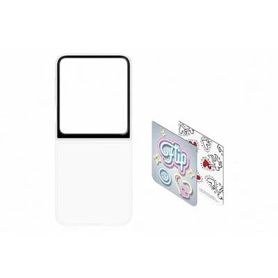 Afbeelding van Samsung Galaxy Z Flip6 hoesje Flipsuit case Wit