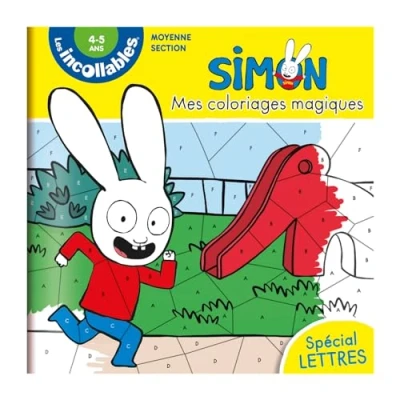 Afbeelding van SIMON MES COLORIAGES MAGIQUES LETTRES MS (4 5 ANS)