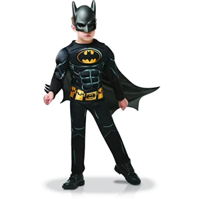 Afbeelding van &quot;batman&quot; deluxe kostuum voor jongens maat 3 4 jaar