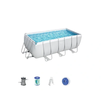 Afbeelding van Zwembad Mistral set rechthoek 412*201*122 cm