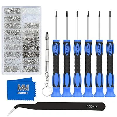 Afbeelding van MMOBIEL 1010 stuks Professionele Brillen Reparatie Set met RVS Schroeven Roestvrij Staal