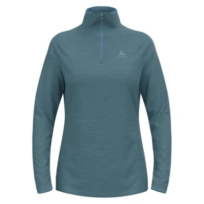 Afbeelding van Odlo T shirt de course à manches longues pour femme Essential Thermal I sport Couche intermédiaire fitness