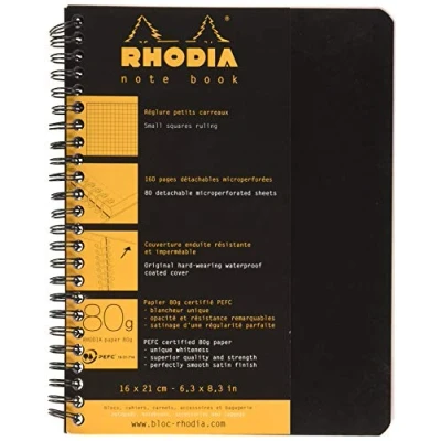 Afbeelding van Rhodia 19346C notebook (gelinieerd, DIN A5+) 1 stuk, op kleur gesorteerd