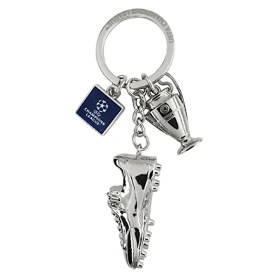 Afbeelding van UEFA Champions League voetbalschoen sleutelhanger, zilver, één maat, eigentijds, zilver., Eigentijds