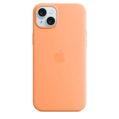 Image de Apple MagSafe Silicone Back Cover Orange iPhone 15 Plus