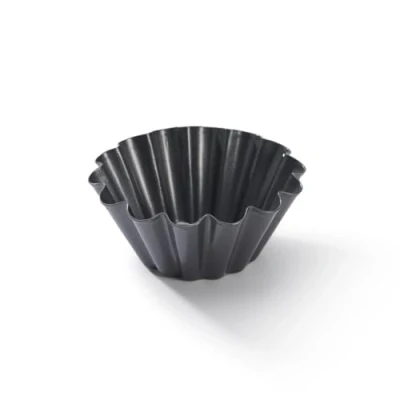 Image de Mini moule à brioche 10 cm en Acier antiadhésif De Buyer Gris