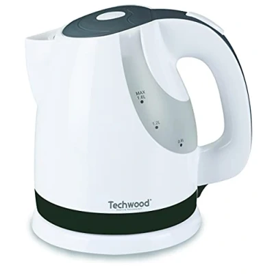 Image de Techwood TB 1626 bouilloire blanc et noir