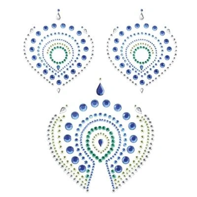 Image de Parure de Bijoux Indiscrets Parrure Intimate Orientale Flamboyant Bleu
