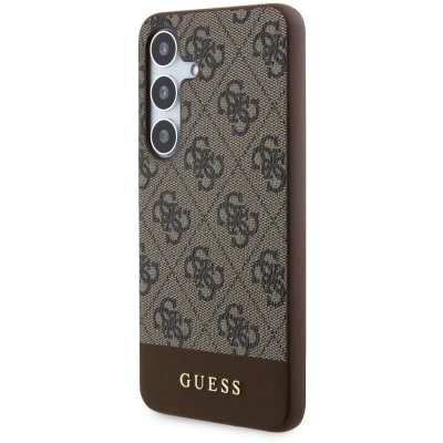 Afbeelding van Guess 4G Stripe Back Case Geschikt voor Samsung Galaxy S24 Plus (S926) Bruin