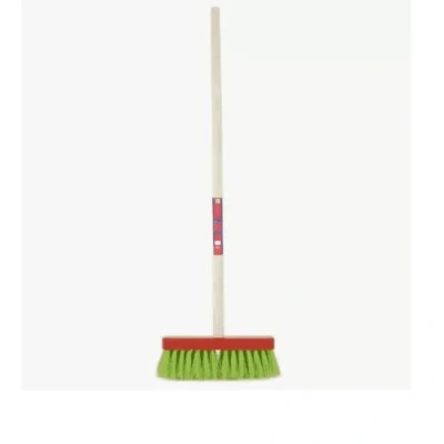 Afbeelding van Synx Tools Kinderbezem Junior Rood Groen Bezem Bezems Buitenspeelgoed / Speelgoed tuinierspee