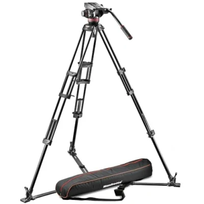 Afbeelding van Manfrotto Video statief kit (Metaal), Statief, Zwart