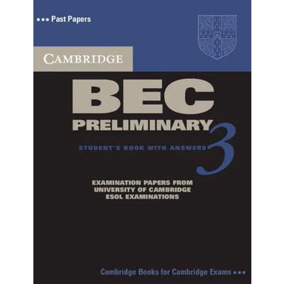 Afbeelding van Cambridge Bec Preliminary 3 Self Study Pack