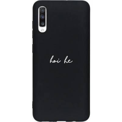 Afbeelding van Hoesje Siliconen Geschikt voor Samsung Galaxy A70 Design Backcover Color Meerkleurig / Hoi he
