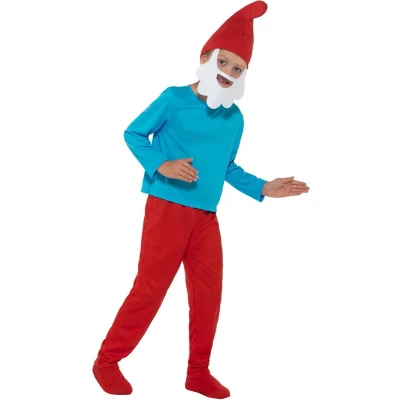Afbeelding van FUNIDELIA Grote Smurf Kostuum voor jongens Maat: 135 152 cm Rood