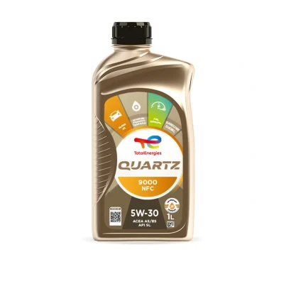 Afbeelding van Total Quartz 9000 Future NFC 5W 30 1L Motorolie 2171839 FORD: Focus 2, Transit Mk6 Minibus, C Max TOYOTA: Land Cruiser Prado 150, RAV4 IV Off Road