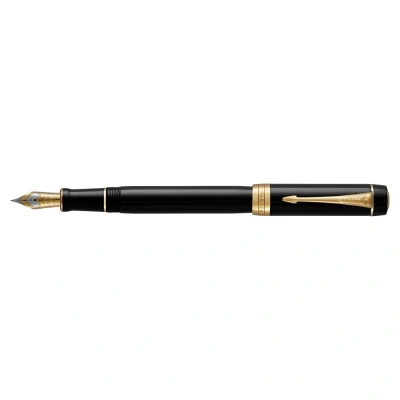 Afbeelding van Vulpen Parker Duofold Classic black 18k GT fijn